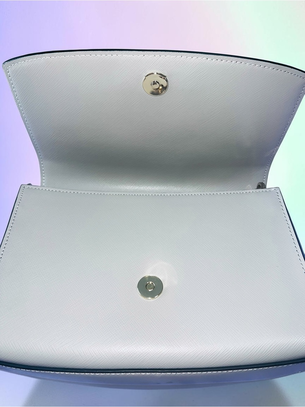 NWT! Kate Spade "Carson" crossbody grey/white/ black - Picture 8 of 12